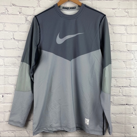 Nike Other - Nike pro dry fit fitted long sleeve shirt size L